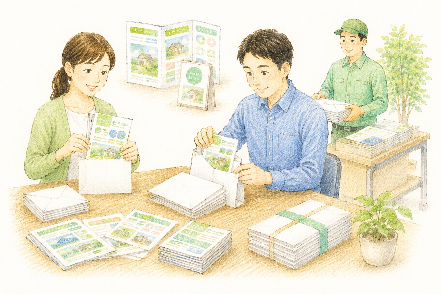 チラシ同梱サービスイメージ